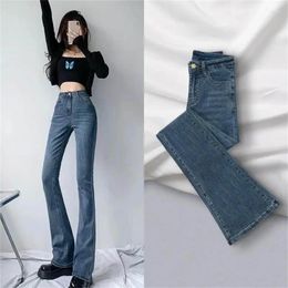 Women's Pants Women Strtchy Bootcuts Flare Denims Jeans Casual Wide Leg Trousers