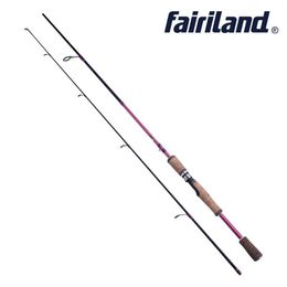 Fairiland carbon Fibre spinning fishing rod lure fishing pole 6' 6 6' 7' MH lure fish rod w corkwood handle big ga239q