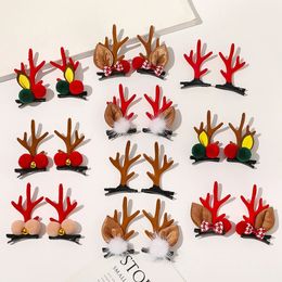 Headwear Hair Accessories Christmas hair clips hair bands snowflake elk old man Christmas headband hair headdress hair accessories 5/12 pairs combination 231121