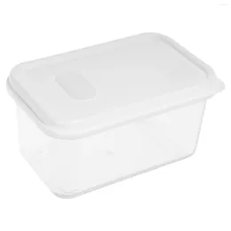 Plates Toast Storage Box Grain Canister Sealed Container Plastic Containers Cereals Airtight Beans Bread