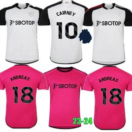 2023 2024 KEBANO Mitrovic soccer jerseys 23 24 Home away CAIRNEY WILSON MUNIZ J. Palhinha ROBINSON men kit football shirt shirts Uniform tops