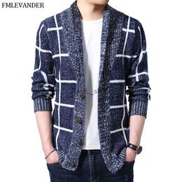 Men's Sweaters Autumn 2023 Men' s Outwear Wool Knitted Sweater Fashion Men Cardigans Sweater CoatL231122