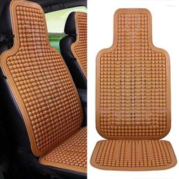 Car Seat Covers 1Pcs Summer Cool PVC Beaded Cover Massage Auto Interior Decorative Accessories 2023