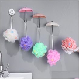 Hooks Rails Umbrella Shape Sticking Hook Nail No Trace Wall Small And Lovely Pylons Kitchen Organizer Bathroom Accessories 0 86Zm Dhupv