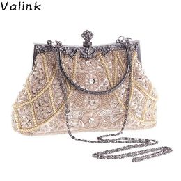 Evening Bags Retro Handbag Luxury Evening Clutch Bag Embroidered Design Ladies Wedding Evening Party Handbag Dinner Bag Bags for Women 231122