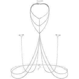 Anéis de botão de sino de umbigo com corrente corporal melhoram seu visual de piercing 231122