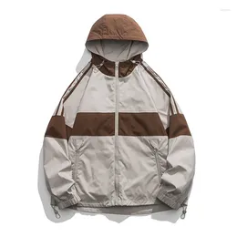 Men's Jackets Autumn Jacket 2023 Fashion Quality Hooded Panel Coat Windproof Clothing Custom