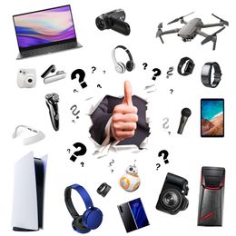 Smart Devices Lucky Mystery Boxes Digital Electronics Earphones Cell Phone Accessories Cameras Gamepads Christmas Gift Box Drop Deliv Dhbk8