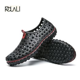 Sandals Summer Beach Men Casual Shoes Brethable Flats Male Graden Clogs Slippers Slip On Fashion Loafers Light Big Size 45 230421