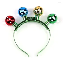 Hair Clips LED Christmas Bulb Headbands Headwear Hoop For Headpiece Fancy Dress Party Supplies