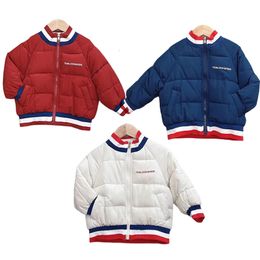 Down Coat Children Cartoons Cotton padded Clothes Fashion Baseball Jacket Boys Girls Outdoors Cotton Baby Sports Warm 231122