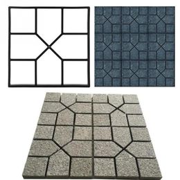 Garden Walk Pavement Mould DIY Manually Paving Cement Brick Stone Road Concrete Moulds Path Maker Reusable DIY Manually Paving190y