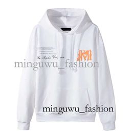 Designer Clothing Mens Sweatshirts Amires Am Hoodies Amies Floral Small Fresh Pattern Print Terry Hoodie Sweater for Men Women Fashion 71 169