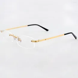 Sunglasses Frames 2023 Cardi Men's Fashionable Prescription Glasses Frame Ct0087 Women's Frameless Casual Personalized Computer Reading