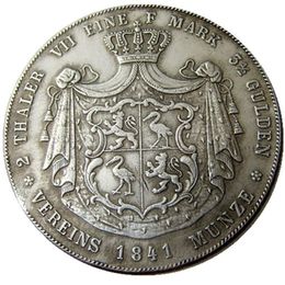 DE011841 German 2 Thaler- Heinrich XX Silver Silver Plated Craft Copy Coin metal dies manufacturing factory 2813