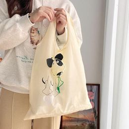 Storage Bags Foldable Reusable Shopper Notebook Pouch For Travel Aesthetic Cute Clear Hand Drawstring Home Organisation And Cloth Bag