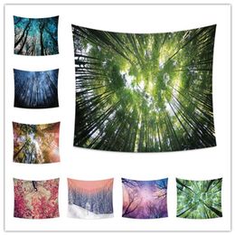 8 Design wall hanging tapestry jungle series printing beach towel shawl tablecloth picnic mat bed sheet home decoration party back245Y