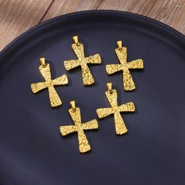 Pendant Necklaces Stainless Steel 5pcs/set Holy Cross For Women Gold Plated Retro Necklace Bulk Jewellery Wholesale