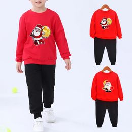 Clothing Sets Kids Christmas Costume Suit Color Change Children Sweatshirt Tops Pants 2Pcs Outfits Boys And Girls Spring Autumn Clothing Set 231122