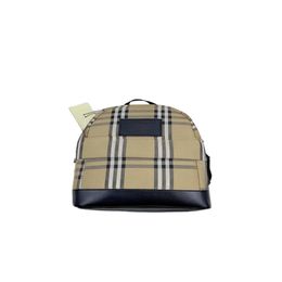 kids Backpack Plaid stitching leather letter logo backpack suitable for 5 years of age and above Backpack Classical teenagers school Casual backpack D07