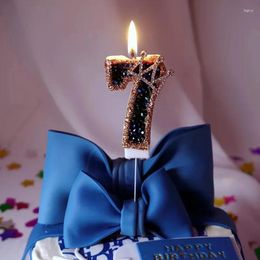 Party Supplies 0-9 Number Birthday Candles Sparklers Cake Candle For Cakes Princess Crown Decorations