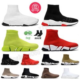 Original Sock Shoes Designer Trainers Speed Runners 2.0 Luxury Platform Jogging Socks Boots Mens Women Tennis Trainer Knit Loafers Slip-On Flat Sole Sneakers Dhgate