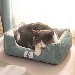 Cat Beds Pet And Dog Kennel Removable Washable All Seasons Warm Pets Supplies Cats Accessories Winter High Quality CW103