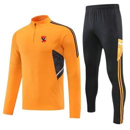 El Ahly Men's Tracksuits children Outdoor Soccer training suit jogging sports long sleeve suit LOGO customize299w
