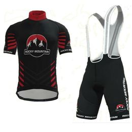 2023 Pro team Rocky Mountain Cycling Jersey Breathable Ropa Ciclismo 100% Polyester Cheap-Clothes-China With Coolmax Gel Pad Short2809