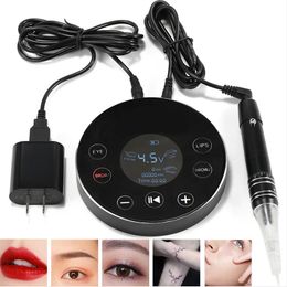 Tattoo Removal Machines Professional Permanent Makeup Machine Gun Eyebrow PMU Pen For Up Eyebrows Eyeliner Lip Microblading Kit 231122