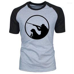 Men's T Shirts 2023 Shirt With Dog Prints Casual Loose Handsome Raglan Short Sleeve O Neck Cotton Men Tee Tops