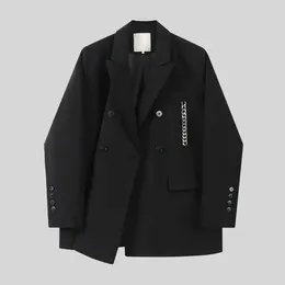 Women's Suits Black Loose Female Coats And Jackets Solid Outerwear 2023 Collection DealsSale Blazers Arrivals Clothing