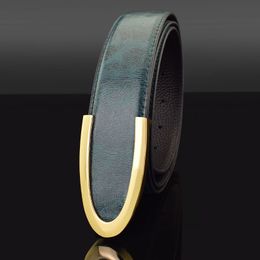 Men's Designer Belts Luxury Genuine Leather For Men Women Oval C Smooth Buckle Fashion ladies Winter