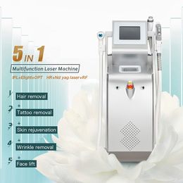 7 Wavelength Philtres OPT IPL Fast Depilation Hair Removal Machine ND YAG Pico Tattoo Eyebrow Washing Black Face Doll Skin Brightening Rejuvenation RF Salon