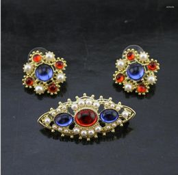 Brooches CSxjd Vintage Brooch Delicate Colourful Resin Pearl Pin Clothing Accessories