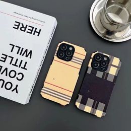 Classic Designer cartoon phone monogram iPhone 15 14 14Pro 14Plus 13 12 Mini 11 Pro X XS Max Luxury leather case