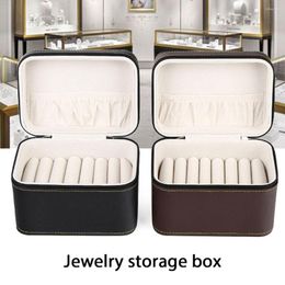 Jewellery Pouches Box Storage Case Display Stand Fine Workmanship Compact Size Space Saving Exquisite Decorations Shop Accessories