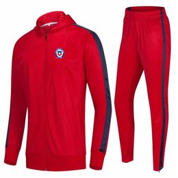 20 21 Chile Kids Soccer Tracksuit Men Training Uniforms Men's Thai Quality Club Set With Logo Adult sportswear2344