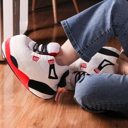 Slippers Unisex Winter Warm Home Women Men One Size Sneakers Lady Indoor Cotton Shoes Woman House Floor Drop shopping 231121