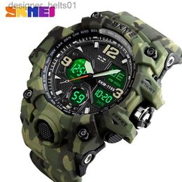 Other Watches Skmei Fashion Back Light Shockproof Sports es Mens 5bar Waterproof 2 Time Chrono Digital Wristes Male Reloj HombreL231122