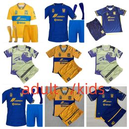 2023 2024 Club America Tigres Soccer Jerseys UANL GIGNA Cedition R.MARTINEZ D.VALDES G.OCHOA FIDALGO Henry PRE MATCH 23 24 football men and kids kitS shirt