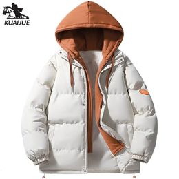 Men's Down Parkas Jacket men parka Winter jacket Woman Mens Hooded Windbreaker coats men's Fashion casual warm teenager jackets M5XL 6XL 2273 231122