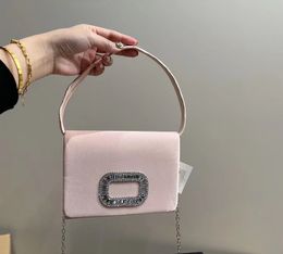 Silk small square bag Designer bag classic comfort small daily match dinner bag small crossbody bag