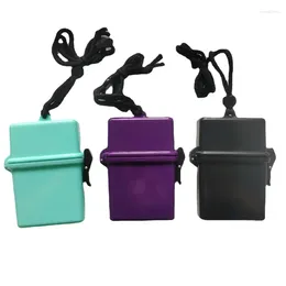 Card Holders Portable Small Sealed Storage Can Money Key Waterproof Tank Transparent Collect Classification Box School Stationery