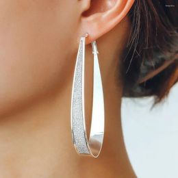 Hoop Earrings Jewellery Women's Silver Plated U-shaped