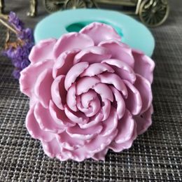 Baking Moulds PRZY 3D Flower Chrysanthemum Mould Silicone Soap Mould Tool Candle Moulds Soap Making Mould Resin Clay Baking Tools Eco-friendly 230421