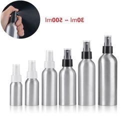 30ml - 500ml Aluminum Fine Mist Spray Bottles Empty Bottle Used as Perfume Essential Oil Water Cosmetic Dispenser Bottle Qrhrq