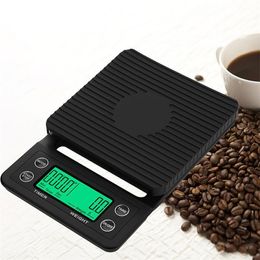 Measuring Tools Precision Drip Coffee Scale Coffee Weighing 01g Drip Coffee Scale with Timer Digital Kitchen Scale High Precision LCD Scales 230422