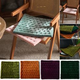 Cushion/Decorative Pillow Hard Sponge Square Seat Cushion Four Seasons Universal Office Seat Cushion Fabric Chair Cushion Seat Cushion 231122