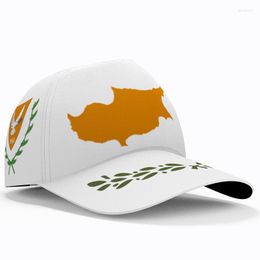 Ball Caps Cyprus Baseball Cap Free Custom Made Name Number Team Logo Cy Hat Cyp Country Greek Travel Cypriot Republic Nation Flag Headgear